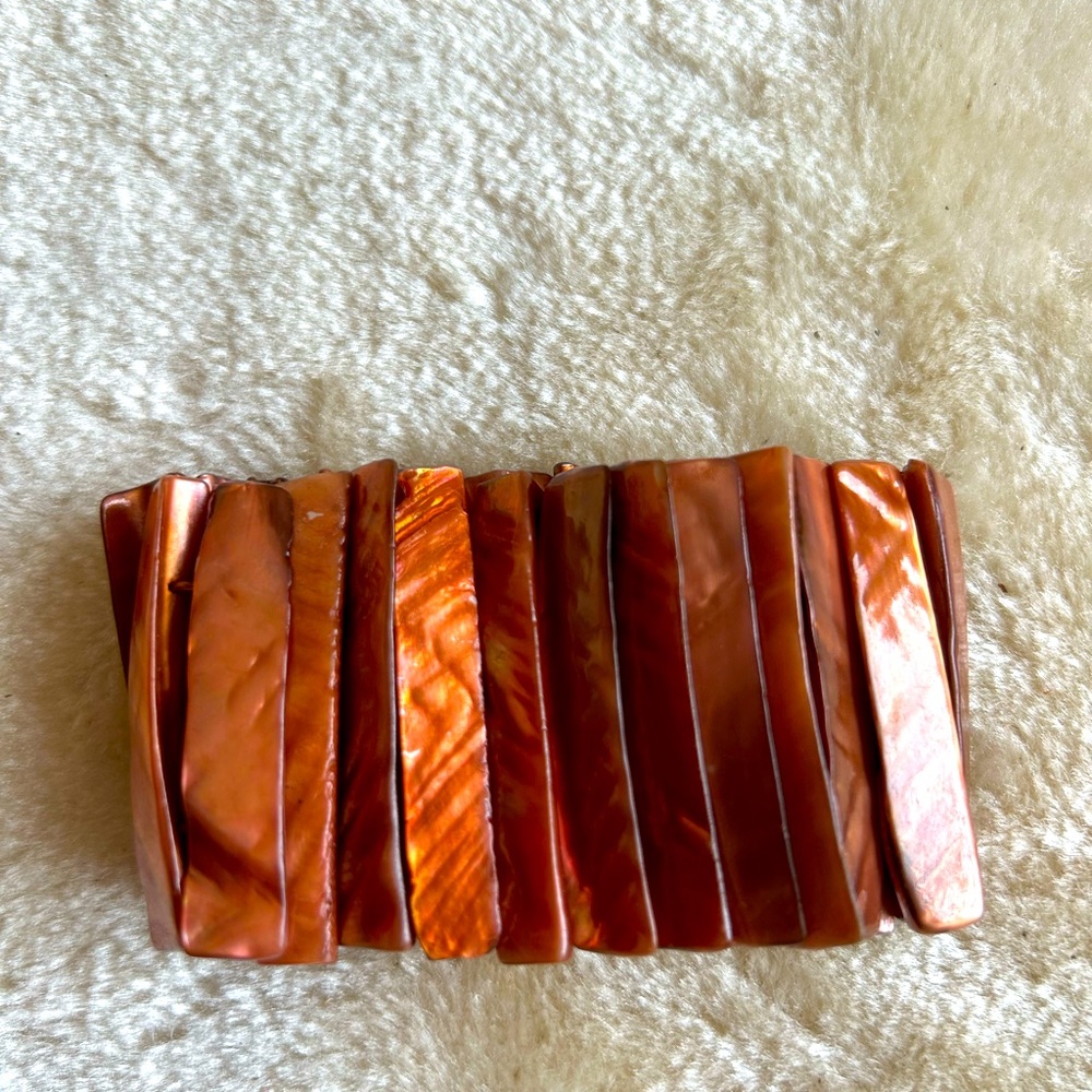 Abalone Mother of Pearl Vintage Shell Bracelet
